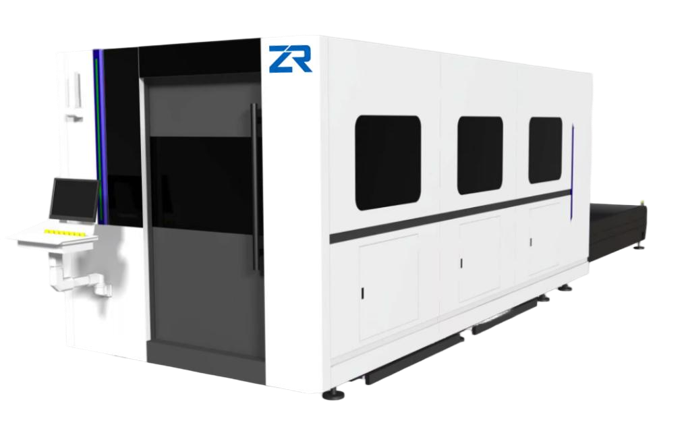 laser cutting machine with cover